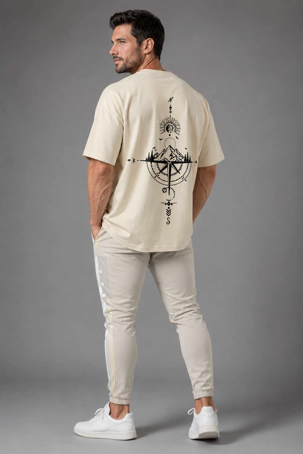 The Compass Oversized Tee — Kings & Men