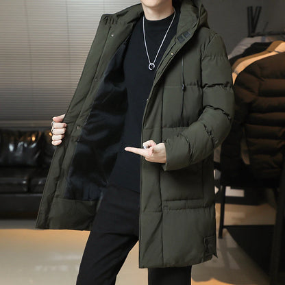 Men's Winter Long Puffer Coat