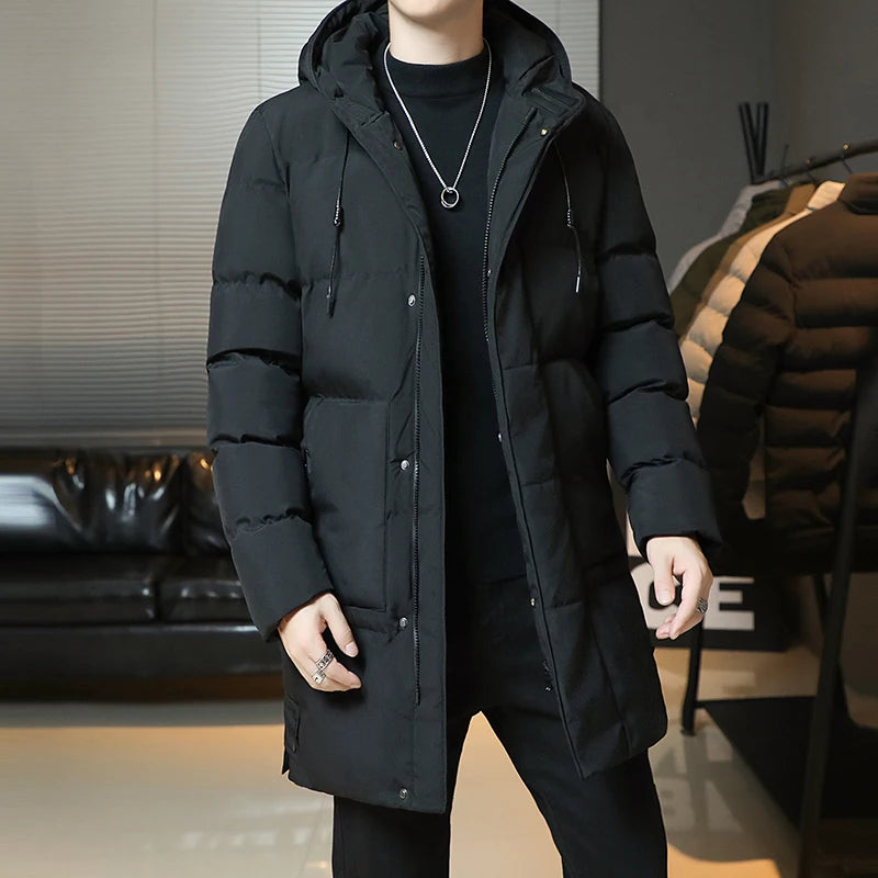 Men's Winter Long Puffer Coat