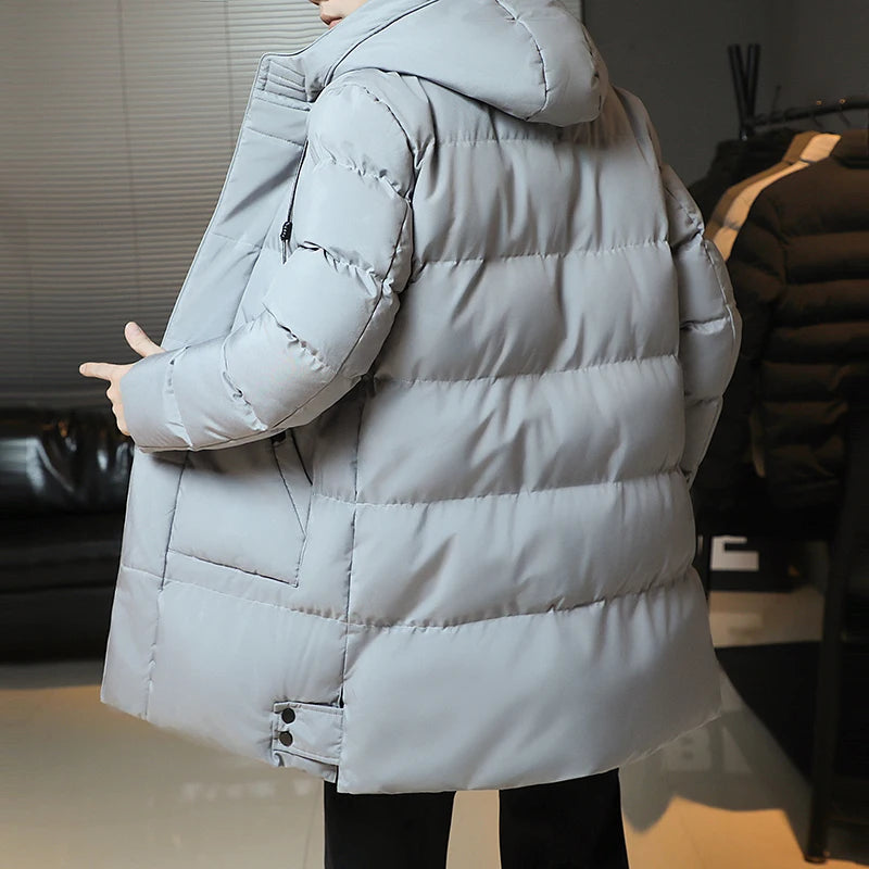 Men's Winter Long Puffer Coat
