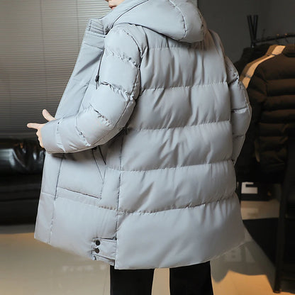 Men's Winter Long Puffer Coat