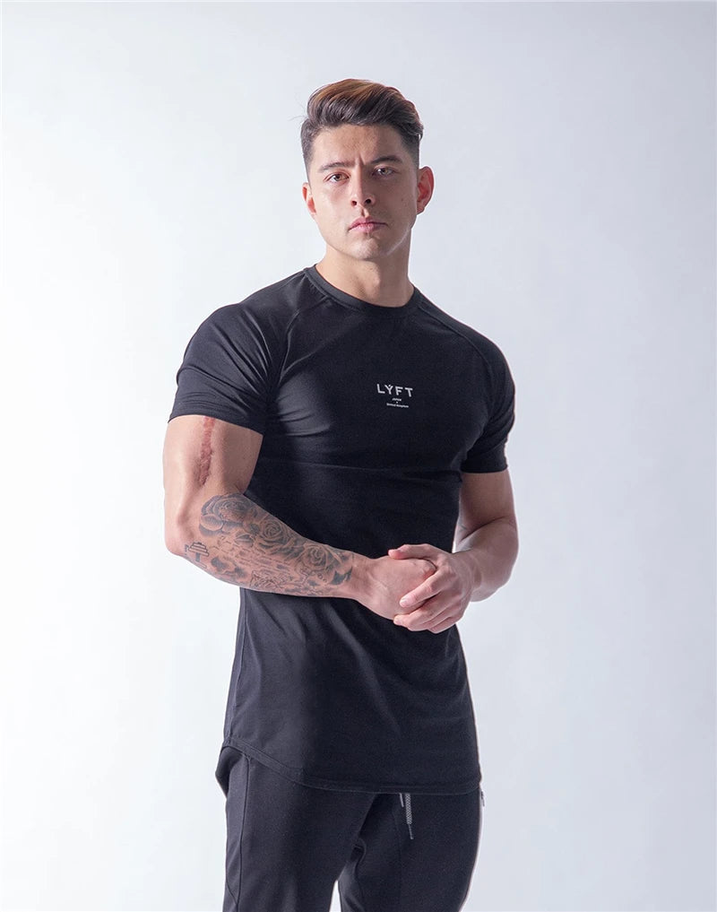 Men Short Sleeve Cotton T-Shirt