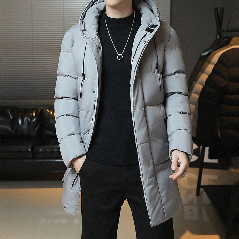 Men's Winter Long Puffer Coat