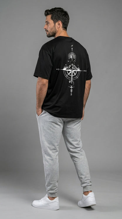 The Compass Oversized Tee — Kings & Men