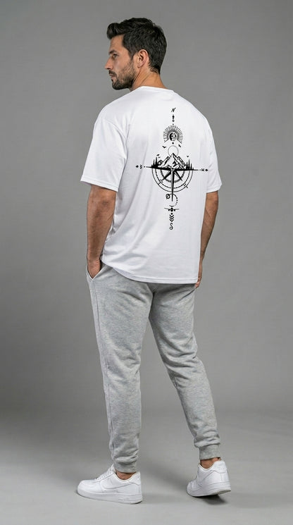 The Compass Oversized Tee — Kings & Men
