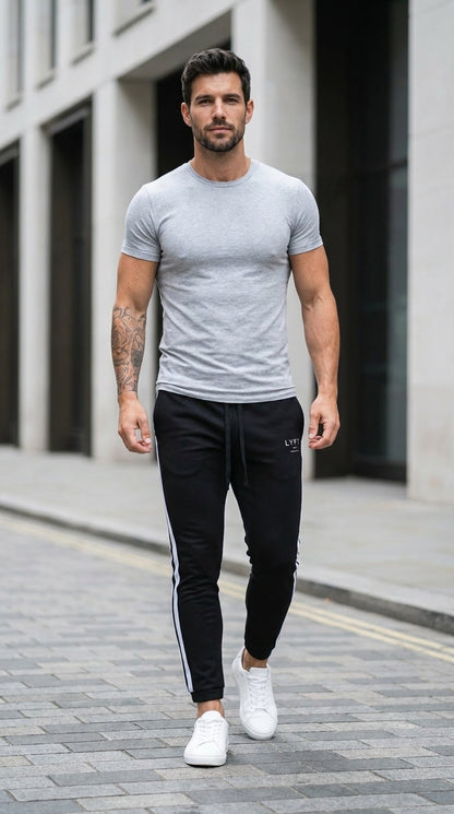 The Iron Stripe Gym Pant — Kings & Men