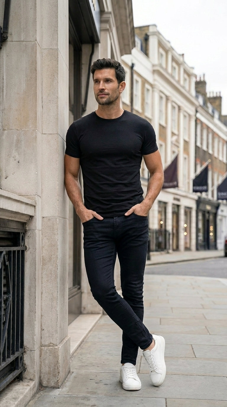 Fashion Street Style Grey Skinny Jeans Men Vintage wash Solid Denim Trouser Mens Casual Slim fit pencil denim Pants hot sale