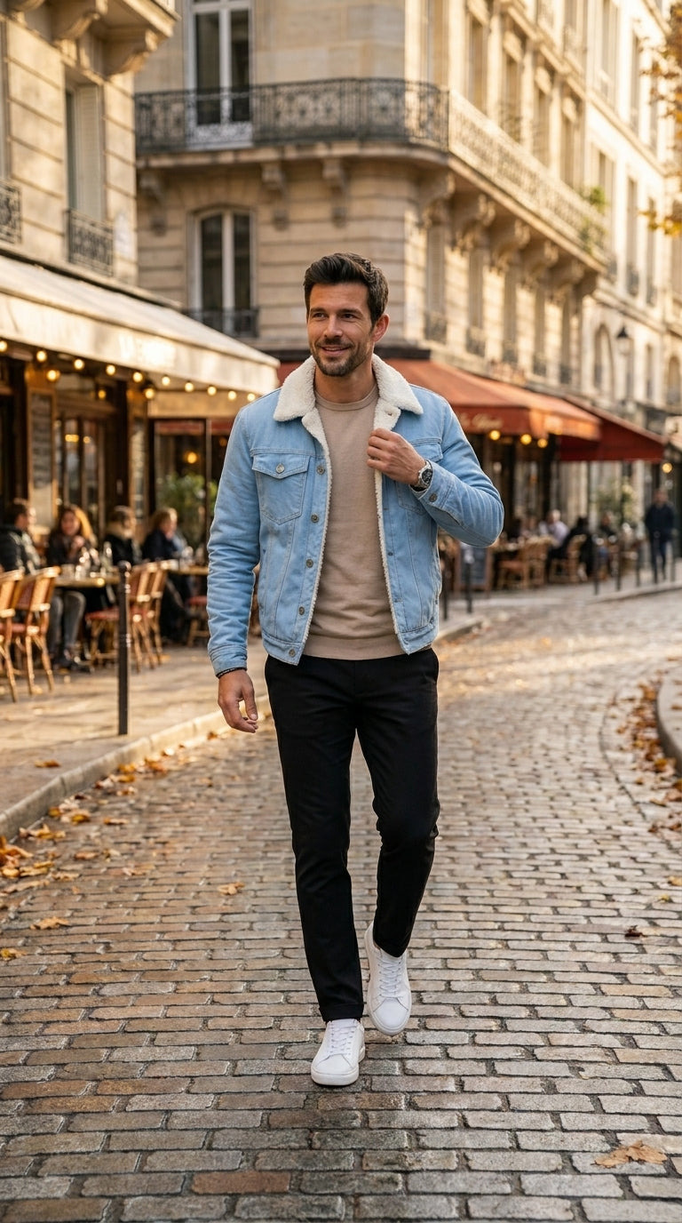 Seoul™ Fleece Denim Jacket
