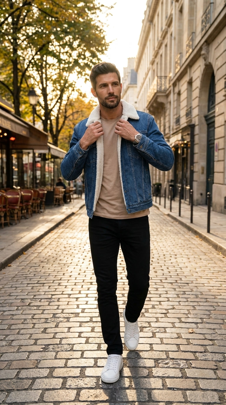 Seoul™ Fleece Denim Jacket