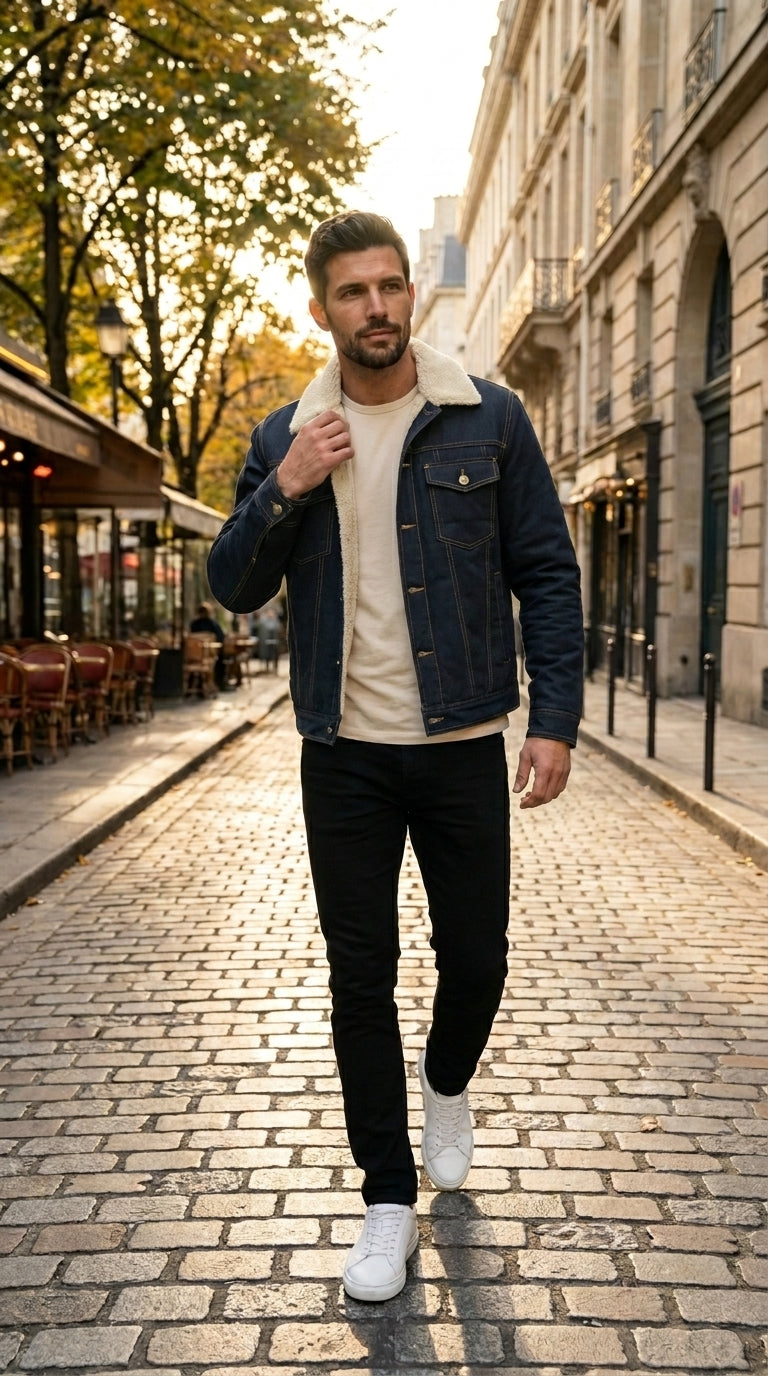 Seoul™ Fleece Denim Jacket