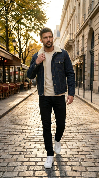 Seoul™ Fleece Denim Jacket