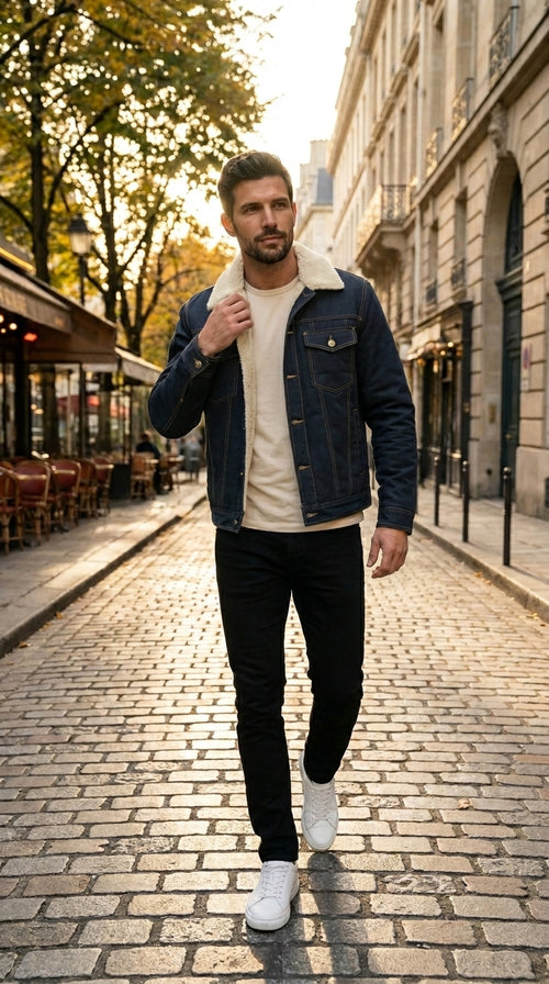 Seoul™ Fleece Denim Jacket