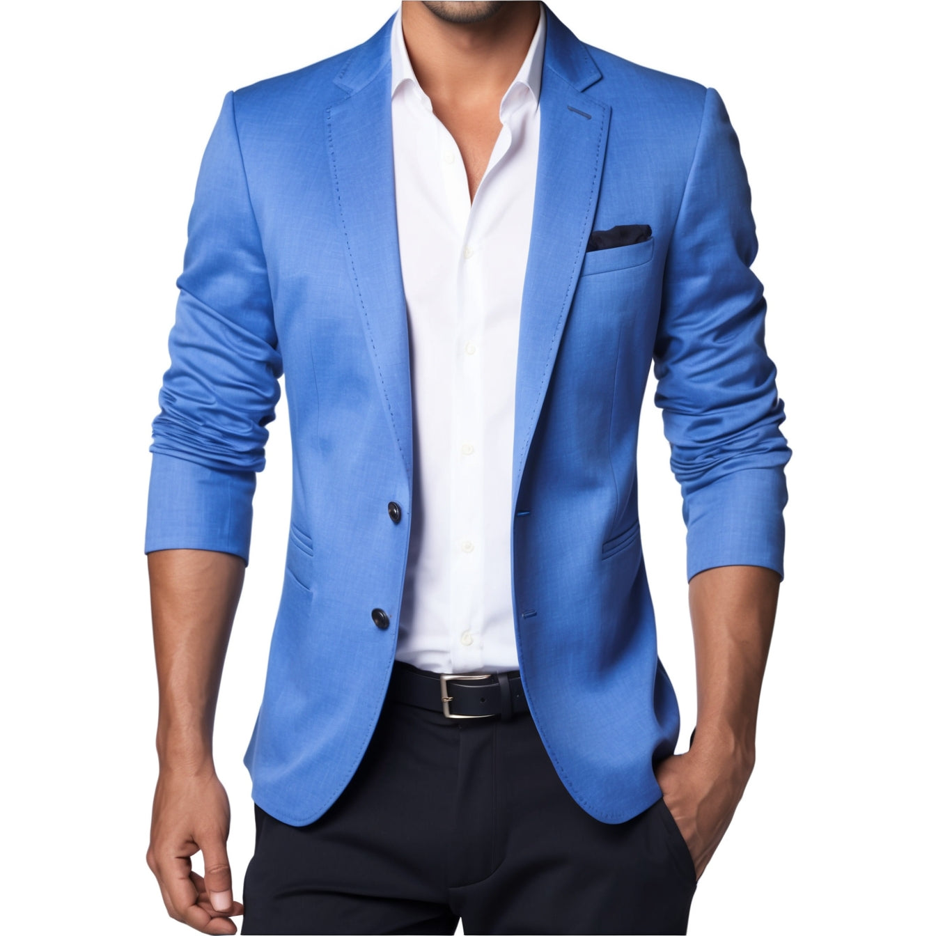 Men’s Slim Fit Fashion Blazer – Smart Casual Suit Jacket
