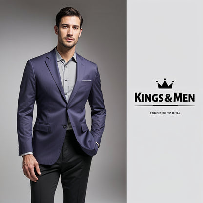 Men’s Business Casual Blazer – Classic Wedding & Office Suit Jacket