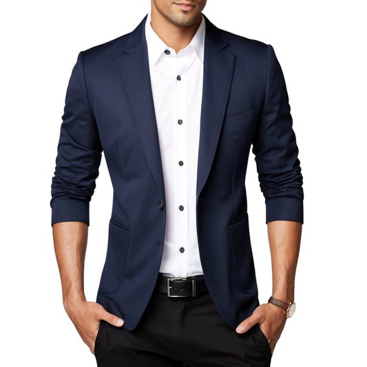 Men’s Slim Fit Fashion Blazer – Smart Casual Suit Jacket