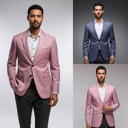 Men’s Business Casual Blazer – Classic Wedding & Office Suit Jacket