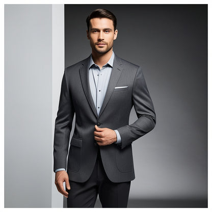 Men’s Business Casual Blazer – Classic Wedding & Office Suit Jacket