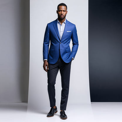 Men’s Business Casual Blazer – Classic Wedding & Office Suit Jacket