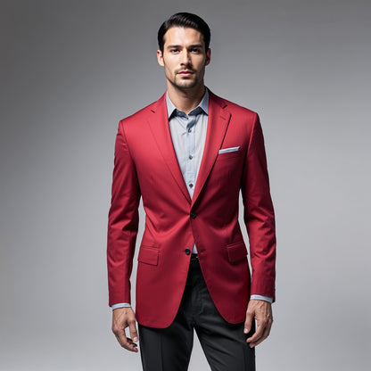 Men’s Business Casual Blazer – Classic Wedding & Office Suit Jacket