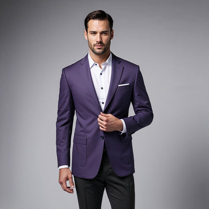 Men’s Business Casual Blazer – Classic Wedding & Office Suit Jacket