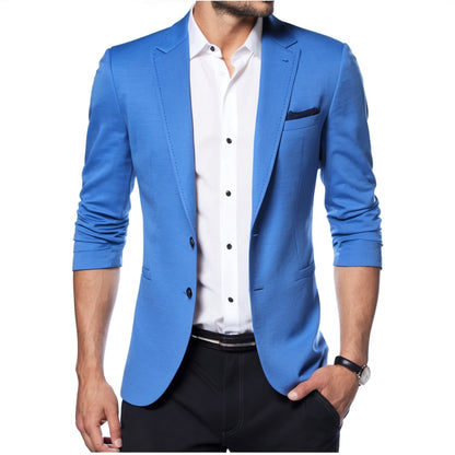 Men’s Slim Fit Fashion Blazer – Smart Casual Suit Jacket