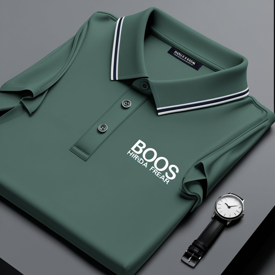 Men’s Summer Polo Shirt – Classic Short Sleeve Golf Top