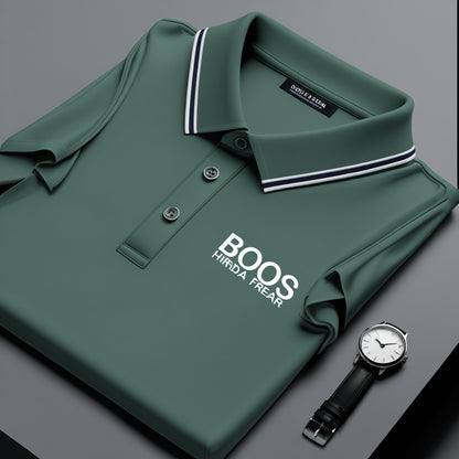 Men’s Summer Polo Shirt – Classic Short Sleeve Golf Top