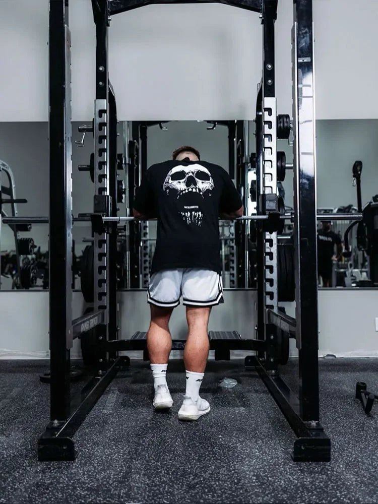 Kings & Men — 2025 Oversized Cotton Gym Training T-Shirt