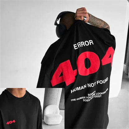 Kings & Men — 404 Digital Print Oversized Street Tee