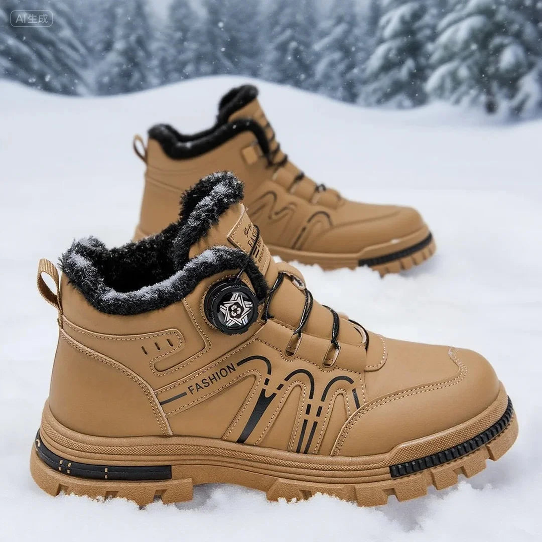 Men's High-Top Denim Boots