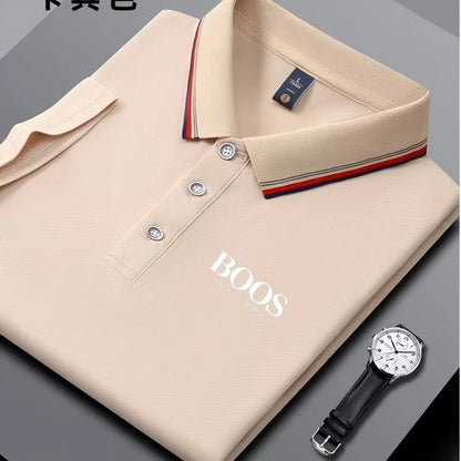 Men’s Summer Polo Shirt – Classic Short Sleeve Golf Top