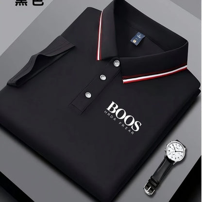 Men’s Summer Polo Shirt – Classic Short Sleeve Golf Top
