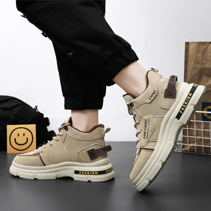 Men's Platform Desert Work Boots