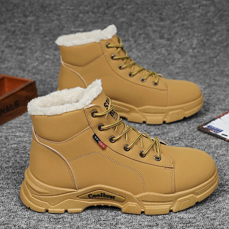 Men's High Top Denim Boots