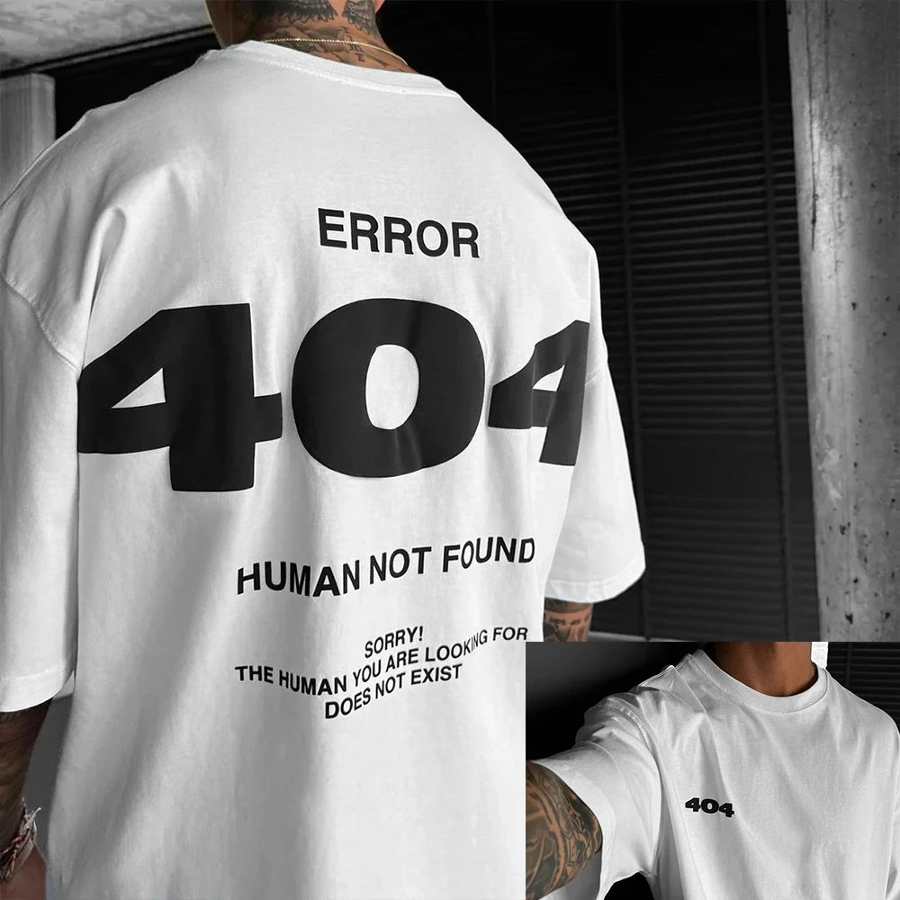 Kings & Men — 404 Digital Print Oversized Street Tee