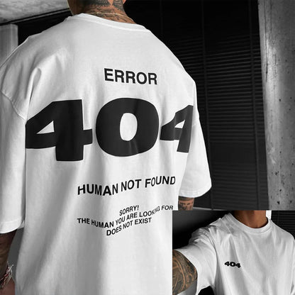 Kings & Men — 404 Digital Print Oversized Street Tee
