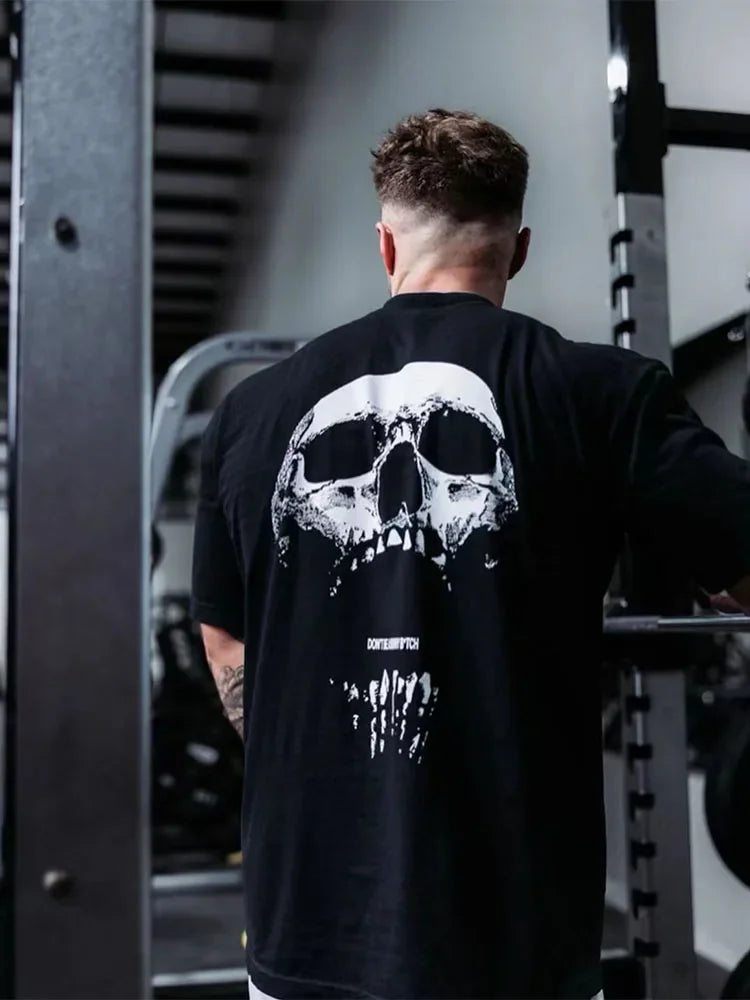 Kings & Men — 2025 Oversized Cotton Gym Training T-Shirt