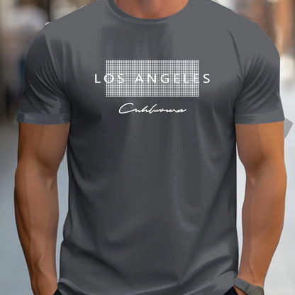 Men's 100% Cotton Los Angeles Graphic T-Shirt