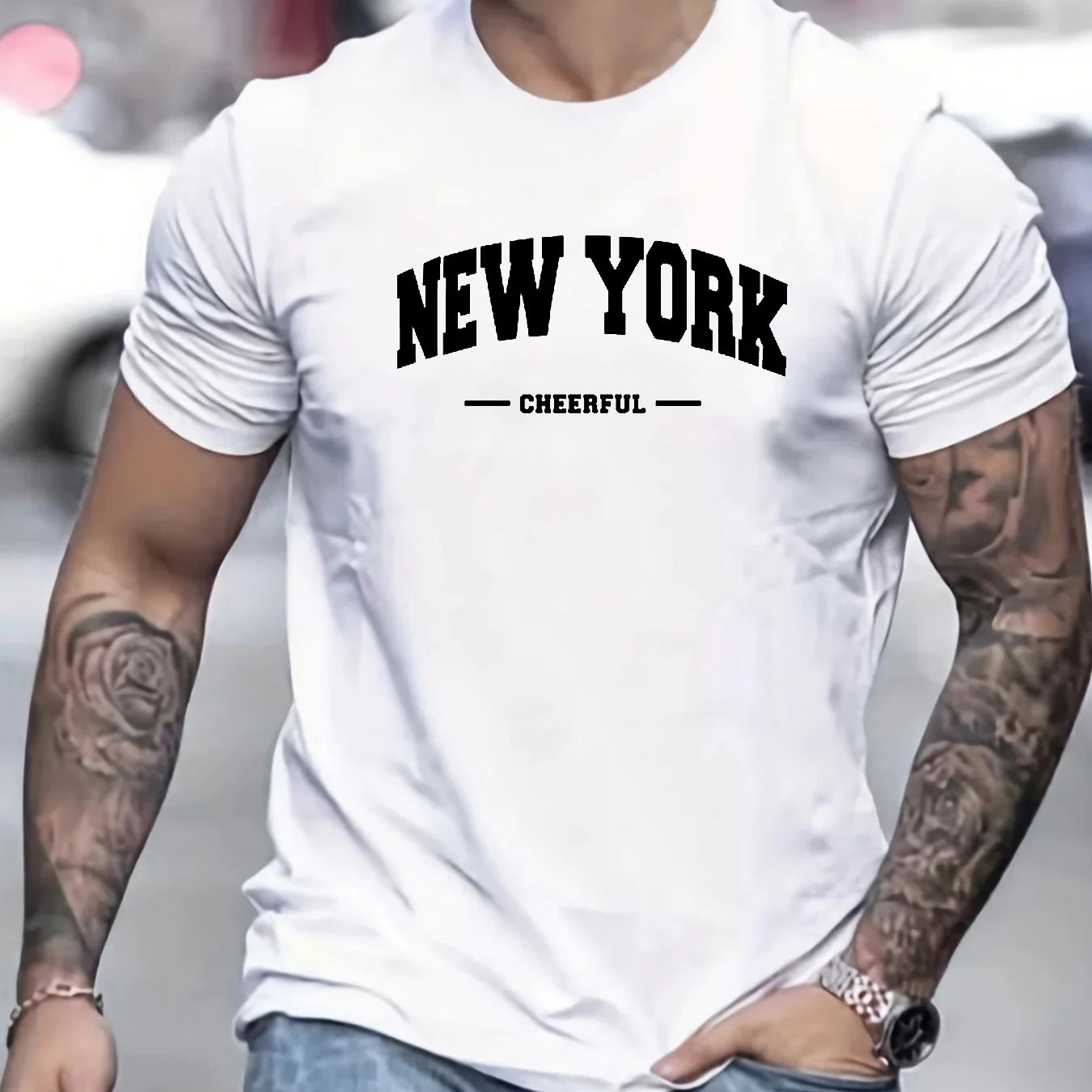 Kings & Men – Oversized New York Pure Cotton Tee