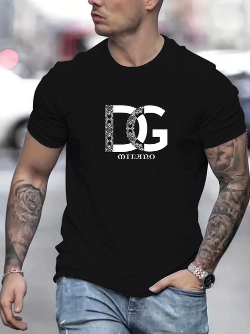 Kings & Men™ | The Camden Letter Tee – Premium Cotton Streetwear for Modern Gentlemen