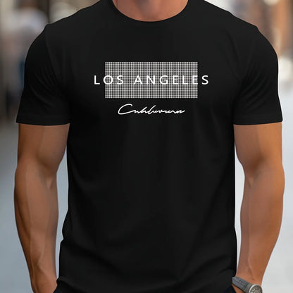 Men's 100% Cotton Los Angeles Graphic T-Shirt