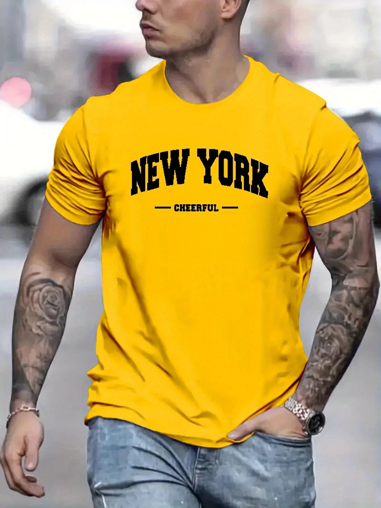 Kings & Men – Oversized New York Pure Cotton Tee