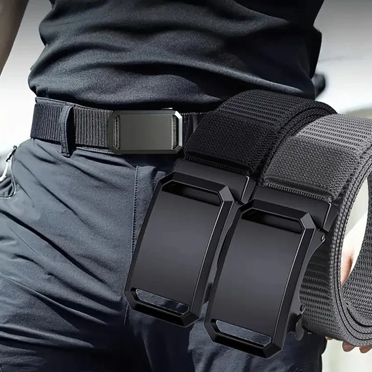 Tactical Canvas Automatic Buckle Belt