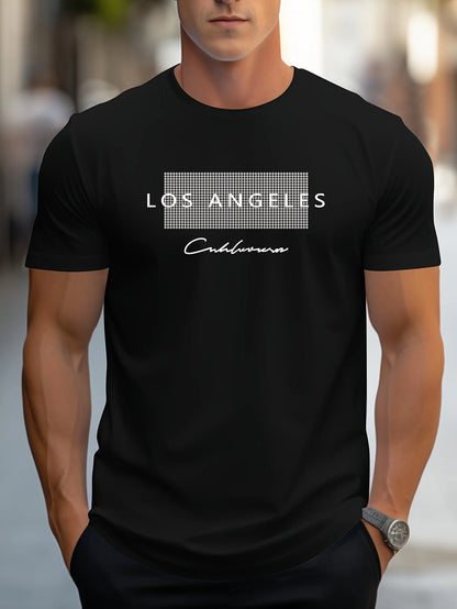 Men's 100% Cotton Los Angeles Graphic T-Shirt