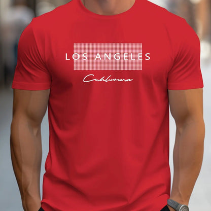 Men's 100% Cotton Los Angeles Graphic T-Shirt