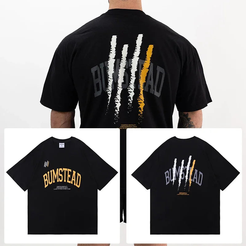 Kings & Men — 2025 Oversized Cotton Gym Training T-Shirt