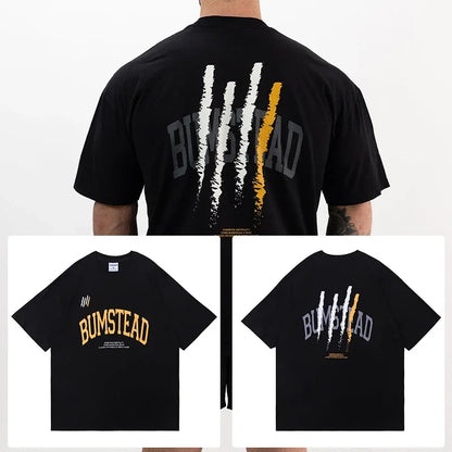 Kings & Men — 2025 Oversized Cotton Gym Training T-Shirt