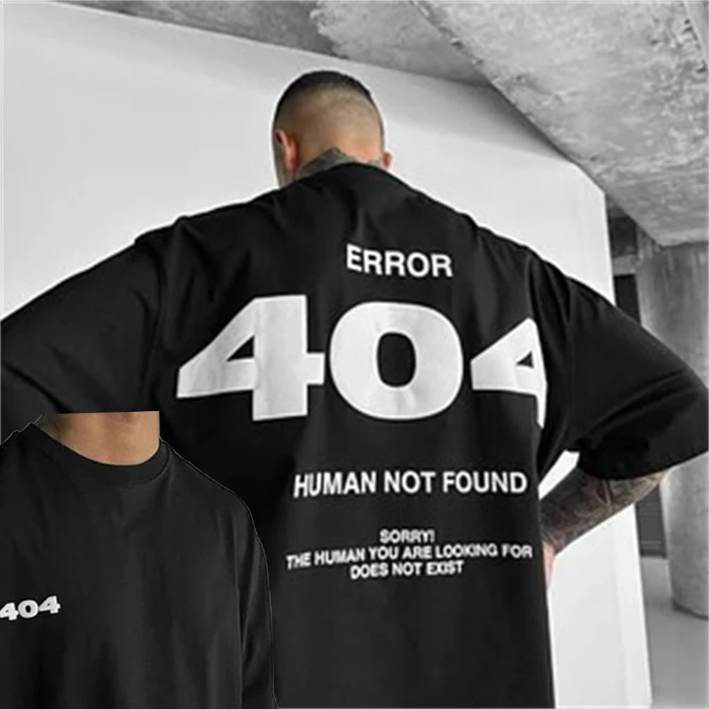 Kings & Men — 404 Digital Print Oversized Street Tee