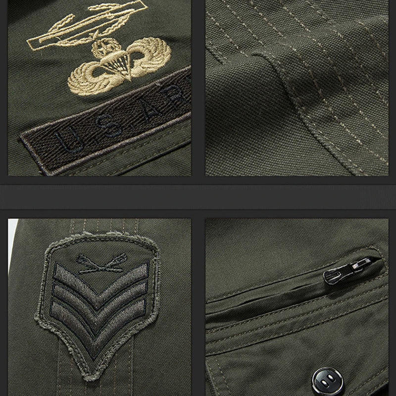 Men’s Fleece Tactical Jacket – Windproof Business Casual