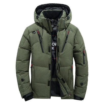 Men's White Duck Down Jacket